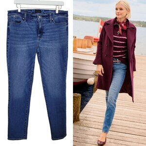 Talbots Slim Ankle Jeans Culver Wash Women's Size 10 Closet Staple Everyday Wear